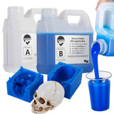 BBDINO 30A Silicone Mold Making Kit Sapphire Blue Half Gallon 4.4 lbs