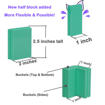 BBDINO Adjustable & Stackable Mold Housing Kit Mold Box New Upgraded half Size Central Pieces Added 2 Sets