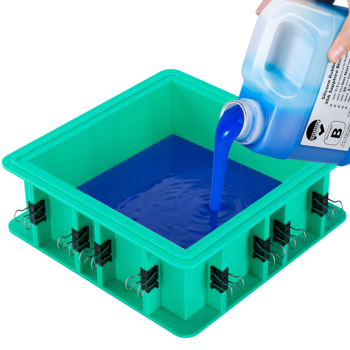 BBDINO Adjustable & Stackable Mold Housing Kit Mold Box New Upgraded half Size Central Pieces Added 2 Sets