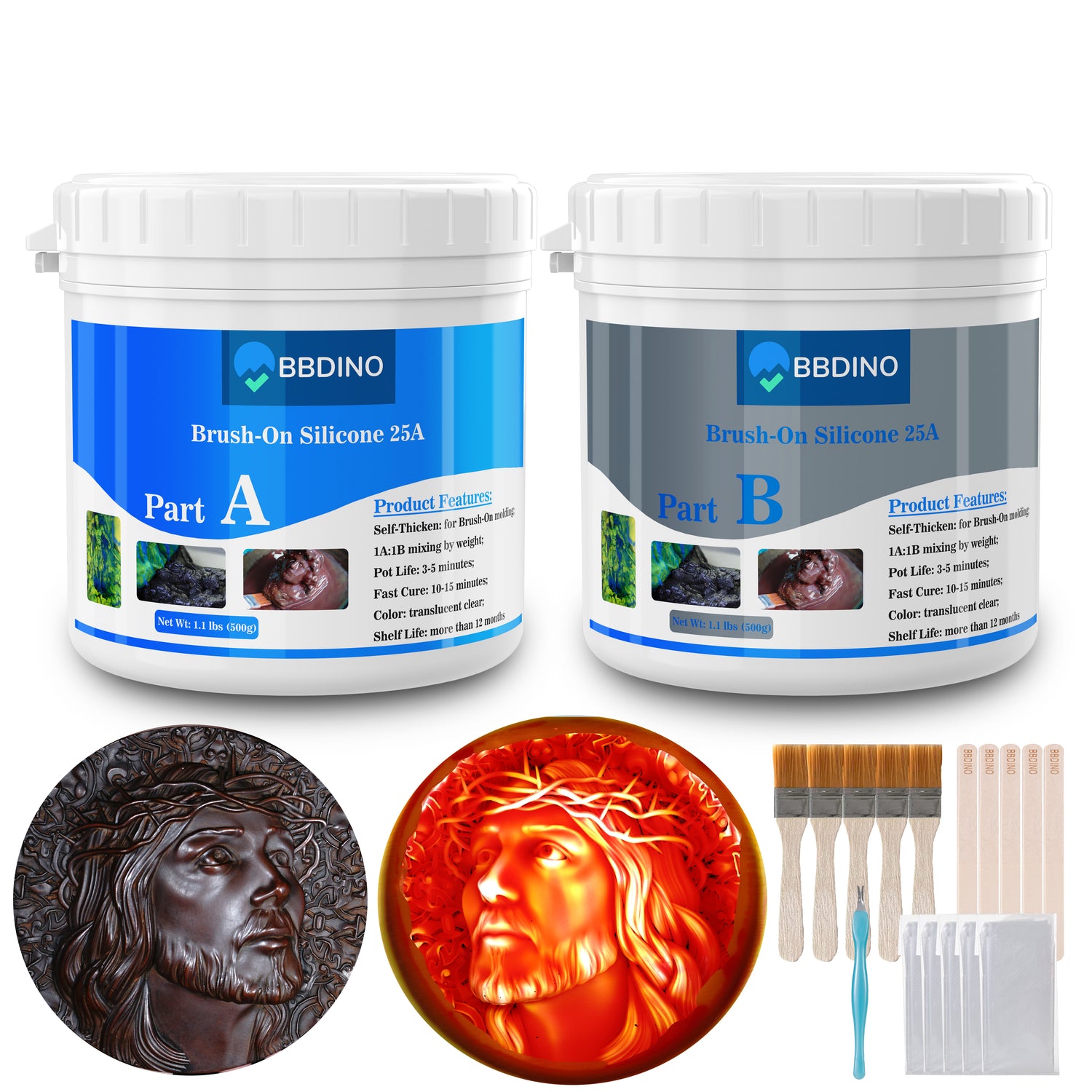Brush-On Self Thick Silicone