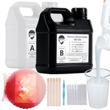 Kit de fabrication de moules en silicone BBDINO 20A Platinum Clear Demi-gallon 4,4 lb 